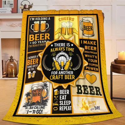 I'm Holding A Beer Blanket: Funny Beer Lover Throw