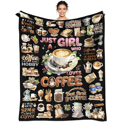 Coffee Hobby Blanket for Coffee Lovers Everywhere