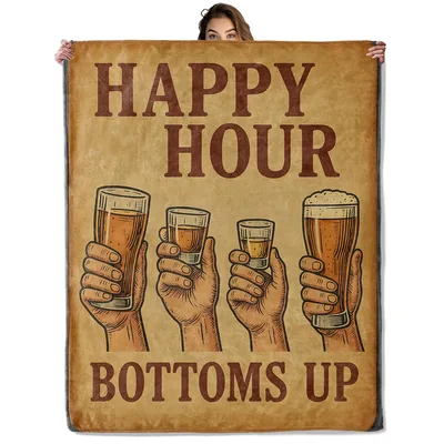 Happy Hour Blanket: Four Cheers in One Frame