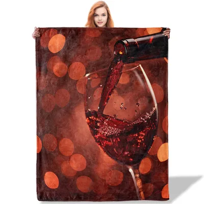 Red Wine Blanket: A Pour of Rich Crimson Warmth