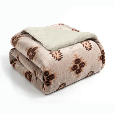 Aztec Pattern Western Blanket: Southwestern Geometric Design