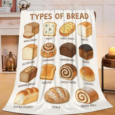Bread Lover Blanket: A Chart of Every Loaf