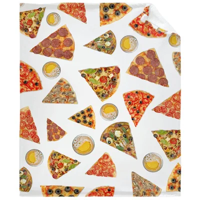 Pizza and Beer Blanket for Your Cozy Nights In