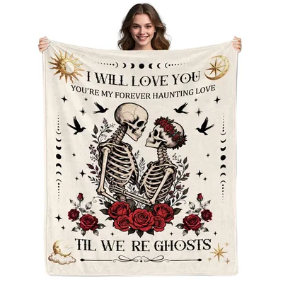 Gothic Love Blanket for Your Forever Haunting Love
