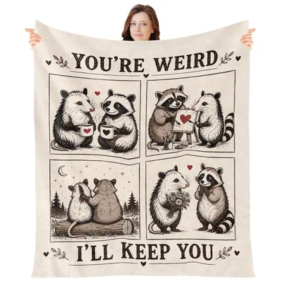 Opossum Love Blanket: You’re Weird, I’ll Keep You