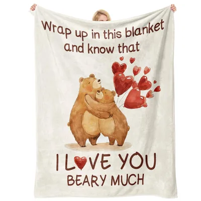 Love You Beary Much Blanket: A Cozy Bear Hug Gift
