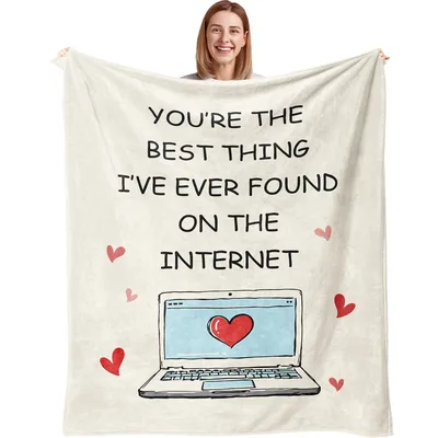 Internet Love Blanket: A Cozy Couples Gift With a Wink