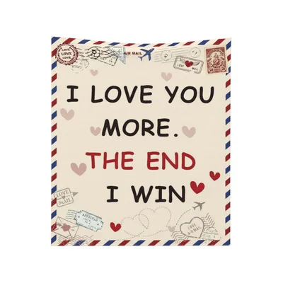 Couples Love You More Blanket for Your Favorite Pair