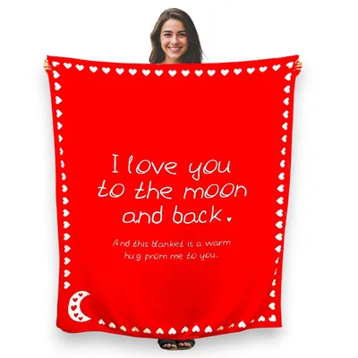 Moon and Back Blanket: A Love Note You Can Wrap Up In
