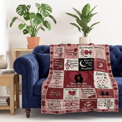 Forever and Always Blanket: A Patchwork of Love Notes
