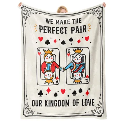Royal Couple Blanket: Perfect Pair Design for Two