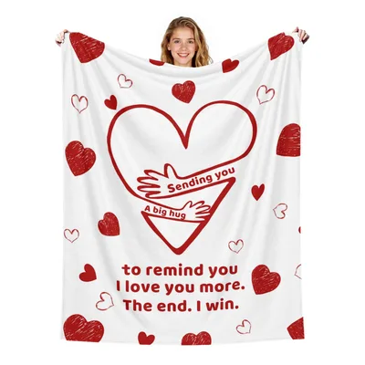 Love You More Blanket: Hearts and a Playful Final Word