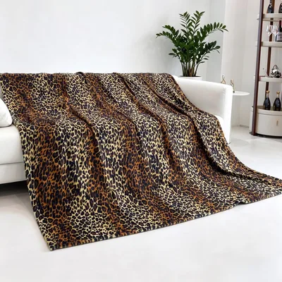 Cheetah Print Pattern Blanket: Wild Animal Style for Your Home