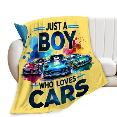 Just a Boy Who Loves Blanket – Just a Boy Who Loves Cars Blanket
