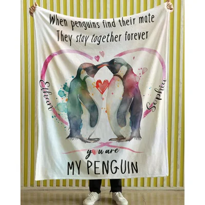 You Are My Penguin Blanket No. 2 – You Are My Penguin Blanket No.