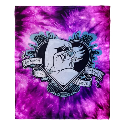 Heart Kiss Tie Dye Blanket: So Much For True Love Design