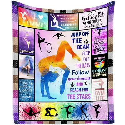 Gymnastics Lover Blanket for Gym Fans