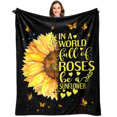 Be a Sunflower Blanket: A Bright Gift for Sunflower Lovers