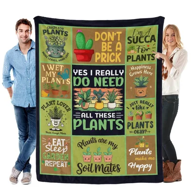 Crazy for Plants More Blanket for Plant Lovers