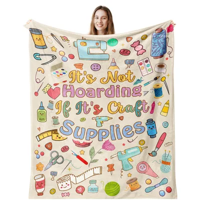 Crafting Lover Blanket: It's Not Hoarding Design