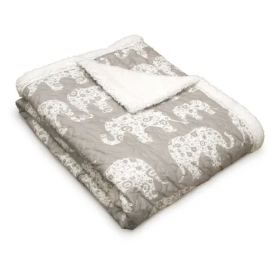 Elephant Print Blanket for Animal Lovers and Cozy Nights