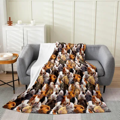 Guinea Pig Blanket: A Cute Animal Pattern for Cozy Days