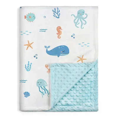Sea Creatures Blanket for Ocean-Loving Little Ones