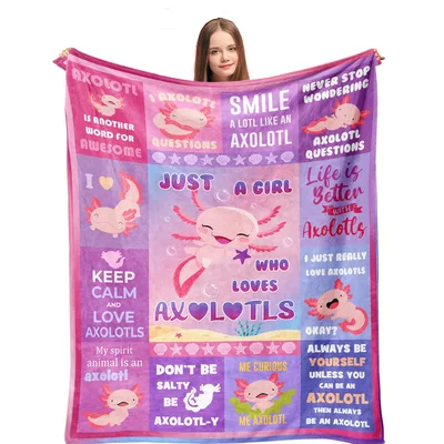 Axolotl Is Another Word Blanket for Axolotl Fans