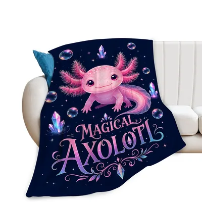 Magical Axolotl Blanket for Axolotl Lovers