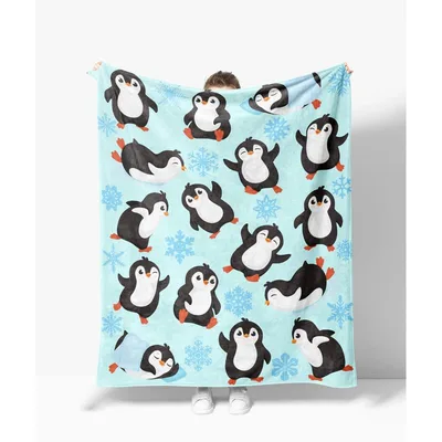 Penguin Cute Animal Blanket for Cozy Lounging
