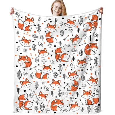 Cute Fox Blanket for Cozy Days and Gifting