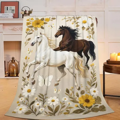 Wildflower Horse Blanket for Animal Lovers