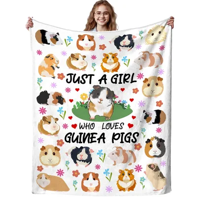 Guinea Pig Gift Blanket for Animal Lovers