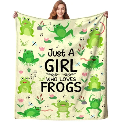 Frog Pond Blanket for Frog Lovers Who Adore Frogs