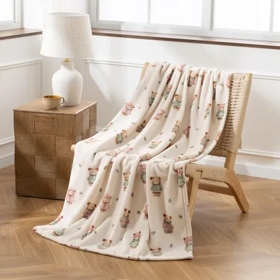 Cute Teddy Bears Blanket for Cozy Days