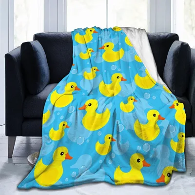 Bath Time Ducks Blanket for Cozy Days and Easy Gifting