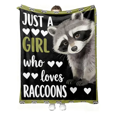 Raccoon Lover's Black & Blanket for Raccoon Fans
