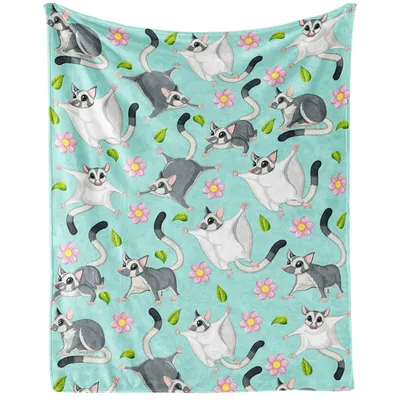 Sugar Glider Blanket for Animal Lovers and Kids