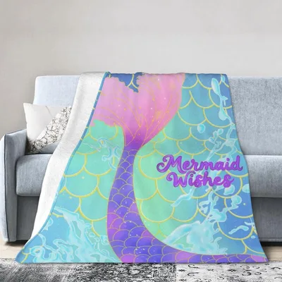 Mermaid Wishes Blanket: Scales, Tail and Sparkle