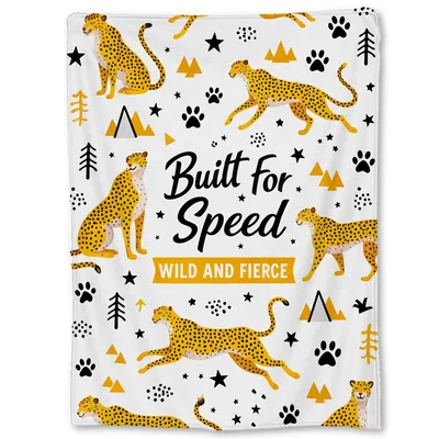 Cheetah Lover Blanket: Built for Speed, Wild and Fierce