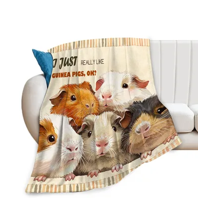 I Just Really Like Guinea Blanket: A Cute Design for Lovers