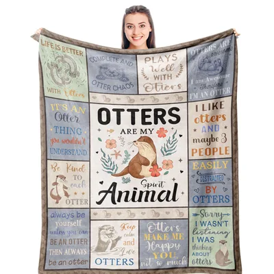 Otters Are My Spirit Blanket: A Collage of Otter Love
