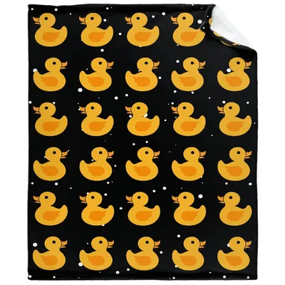 Yellow Rubber Ducks Pattern Blanket No. 2
