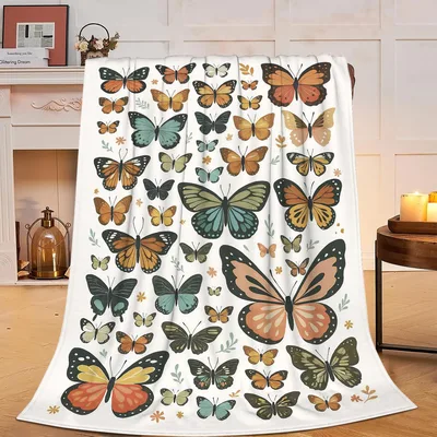 Butterflies Pattern Design Blanket