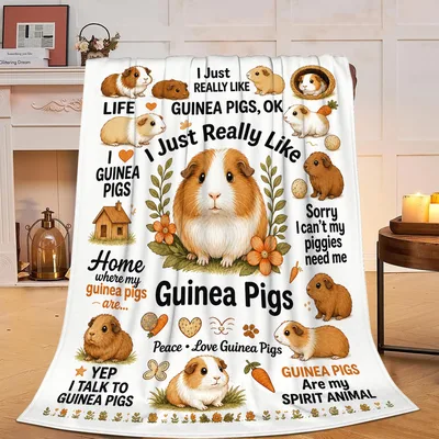 I Just Really Blanket: A Guinea Pig Lover's Cozy Design