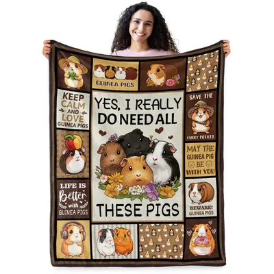 I Really Do Need Blanket: Yes, I Really Do Need All These Pigs Design