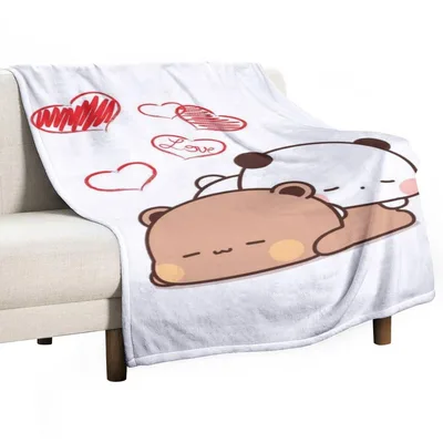 Cartoon Panda Bear Hug Blanket for Cozy Cuddles and Soft Days