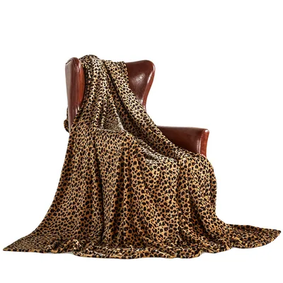 Leopard Print Pattern Blanket: Bold Animal Spot Design for Your Home