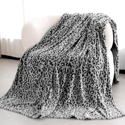 Leopard Print Pattern Blanket: Bold Animal Style for Your Home