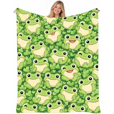 Cute Frog Pattern Blanket No. 2